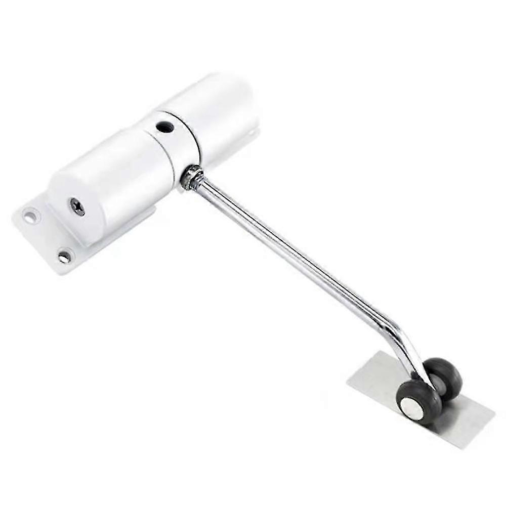 Simple Door Closer Household Automatic Hinge Mute Closer Invisible Door Automatic Door Closer(White