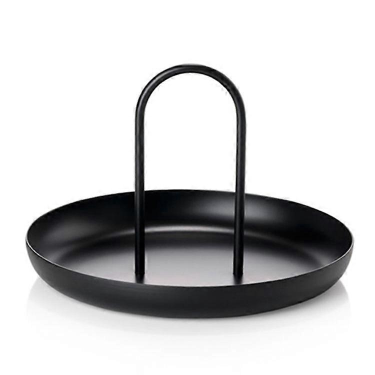 Round Handheld Portable Tray Porch Sundries Small Objects Desktop Storage Tray