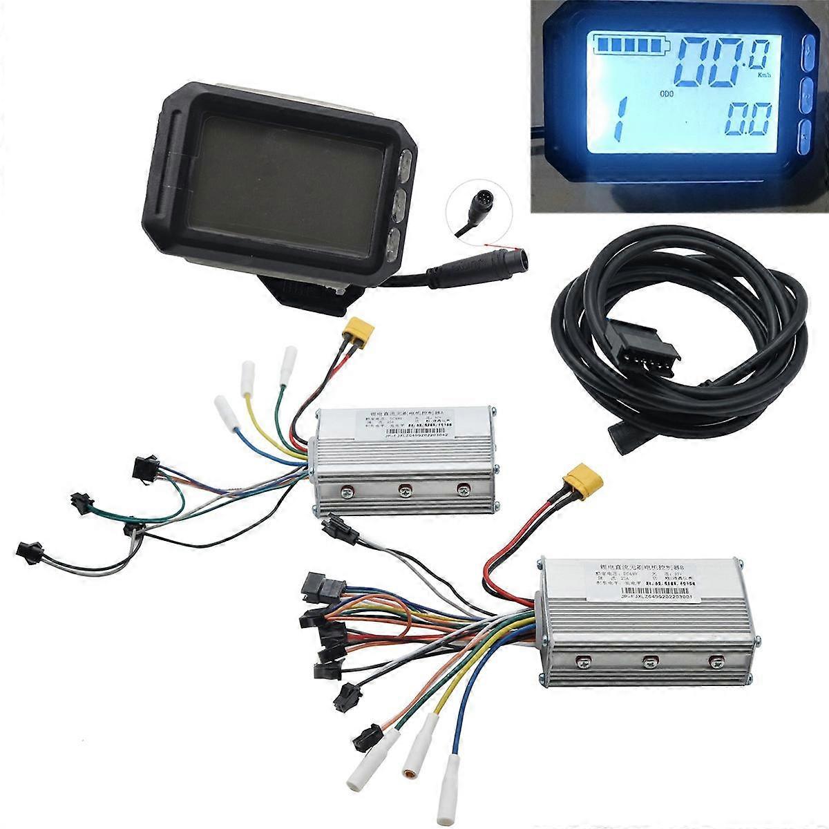 Regolatore Per Motore Brushless 48V 1200W 25A Con Display LCD Per Scooter Elettrico M4, Nuovo