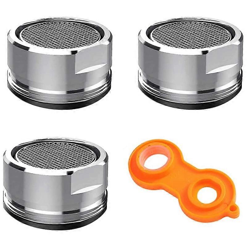 Faucet Aerator Bathroom Sink Aerator, Kitchen Faucet Aerator with Brass Shell Faucet Aerator Wrench