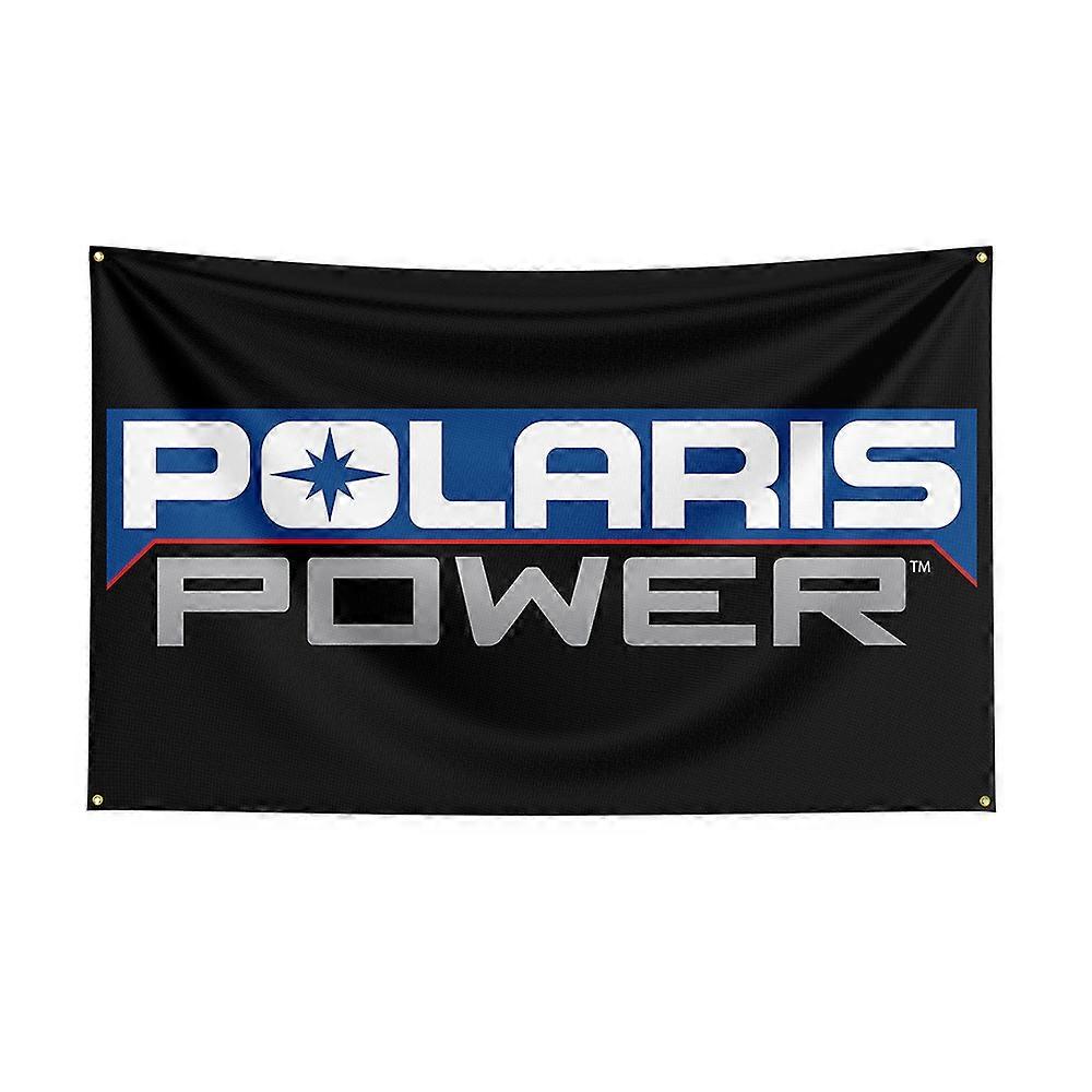 90x150cm Polaris Flag Polyester Printed Racing Motorcycle Banner For Decor