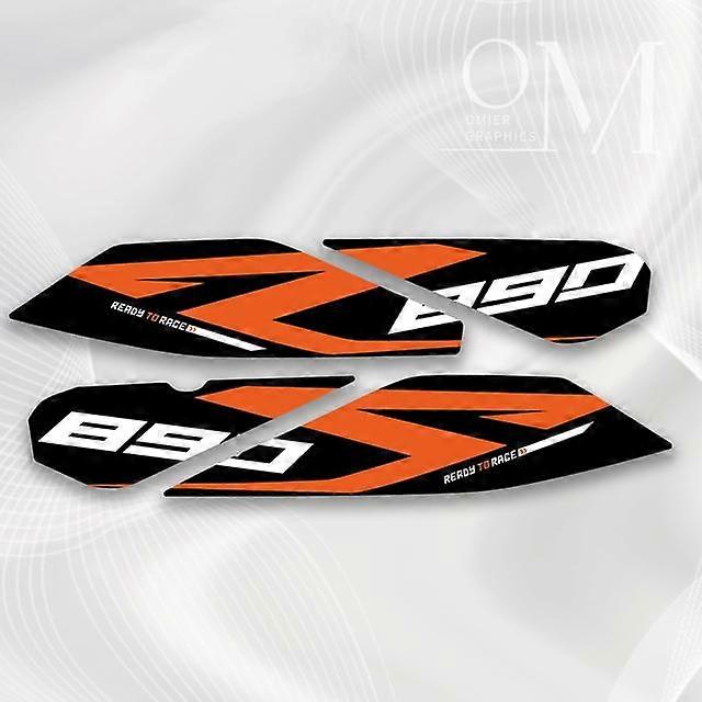 For KTM Duke790 Duke890 SwingArm 3M Vehicle Decals Motorcycle Accessories Swing Arm Spools Crash Sliders protector Decals Duke 790 890