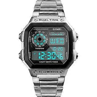Wrist Watch for Men, Digital Sports Waterproof Watch with Dual Time Chronograph Countdown Alarm Backlight