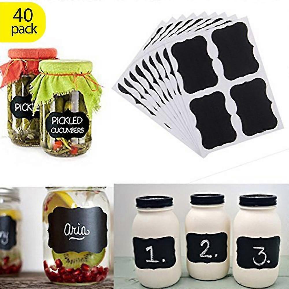 Chalkboard Labels, Reusable Chalkboard Sticker Kit Compatible With Kitchen Organization