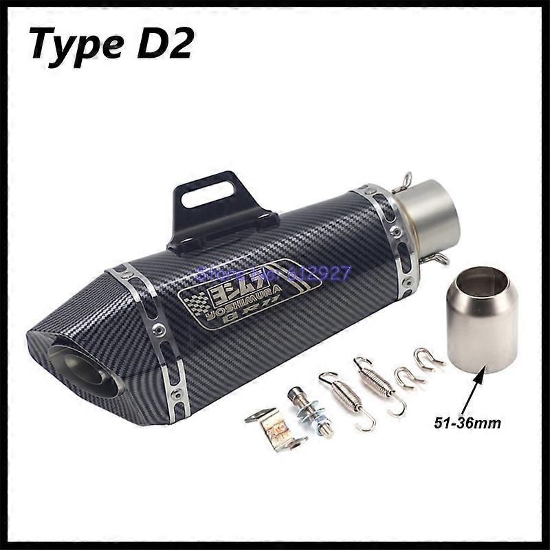 tuloaukko 51mm moottoripyörän äänenvaimenninputki Yoshimura R11 moottoripyörä DB Killer Universal FZ1 R15 R1 R3 R6 ZX6R ZX10R MT10 jne