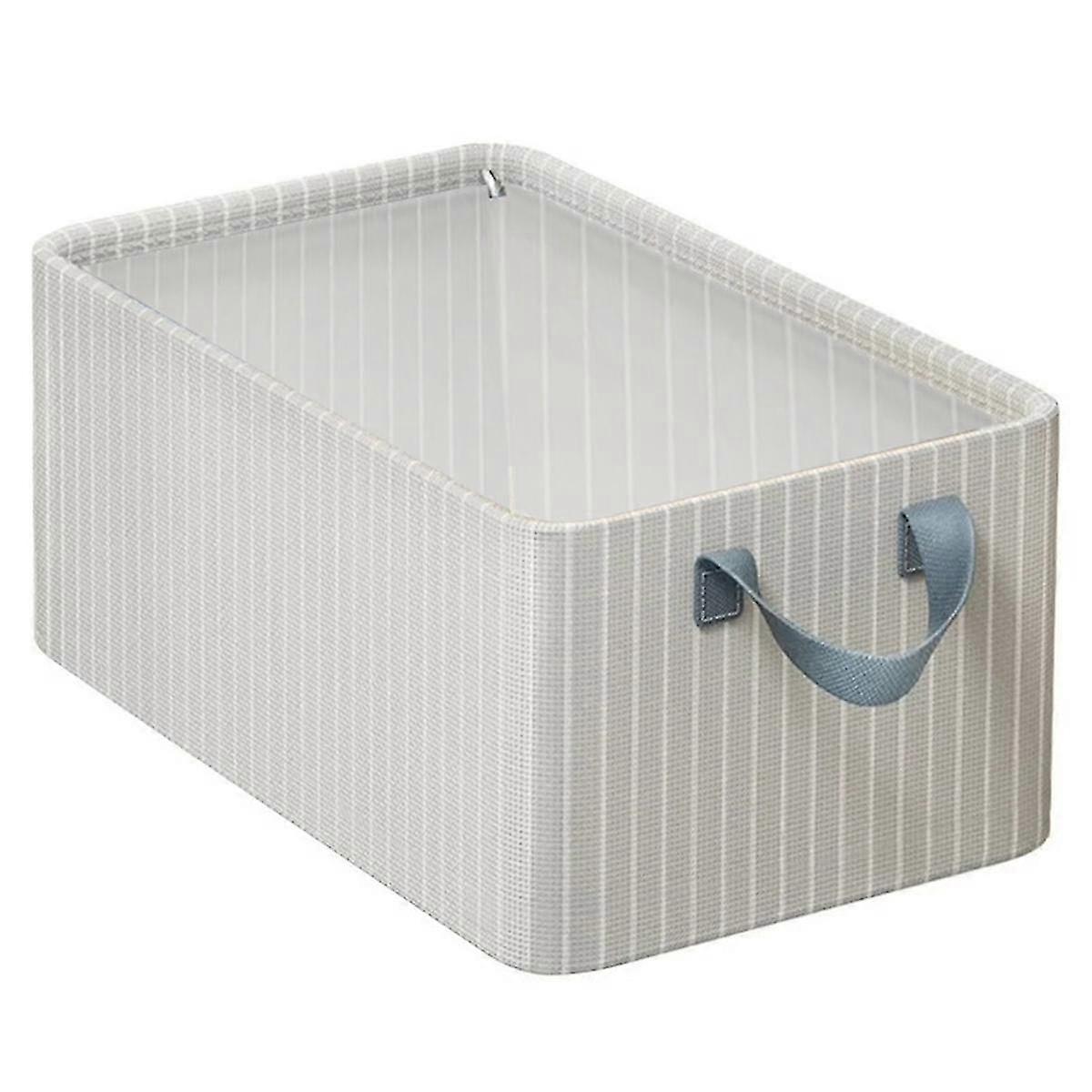 Beige Folding Metal Frame Clothes Storage Box Large Capacity Pants Storage Box