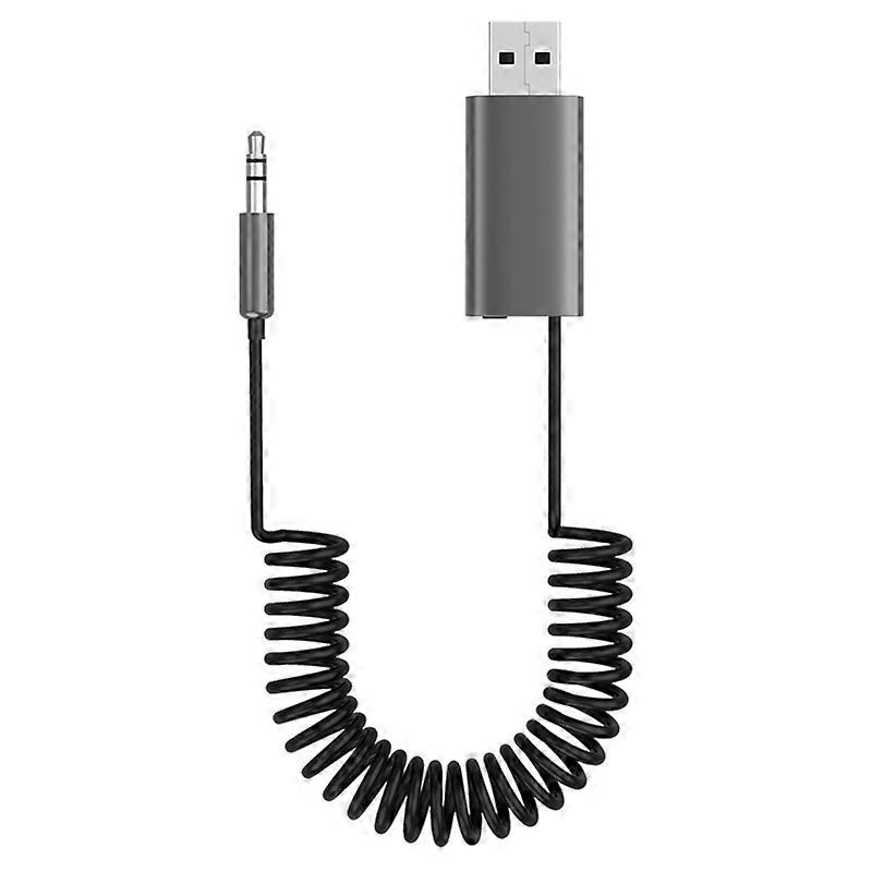 Bluetooth-compatible 5.1 Transmitter Receiver Wireless 3.5mm  Adapter Aux USB Dongle for Audio PC  Hi Fi Home N2UB