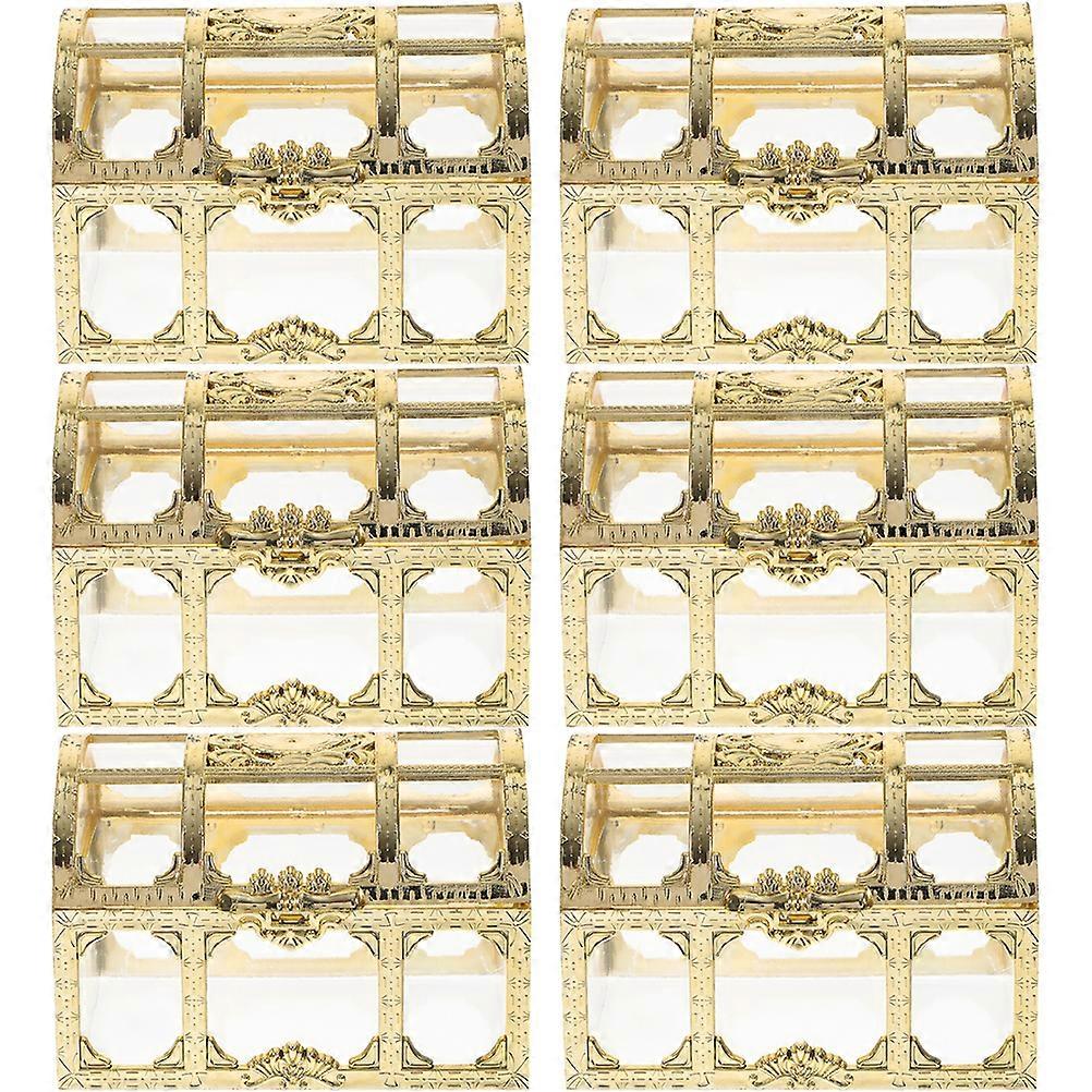 6 Pcs Mini Candy Cookie Boxes Candy Boxes Gift Giving Wedding Candy Container Pirate Jewelry Box