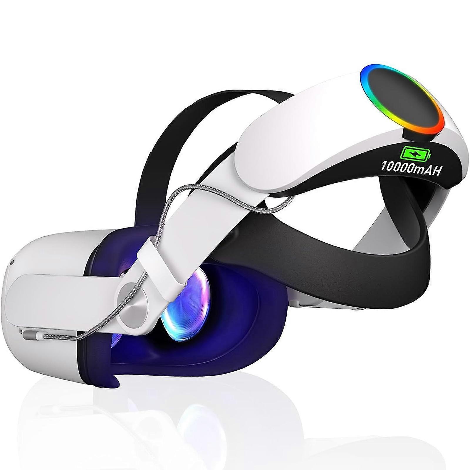 バッテリーヘッドストラップ1000mAhVRヘッドセットアクセサリーOculuss Meta Quest 3/2用