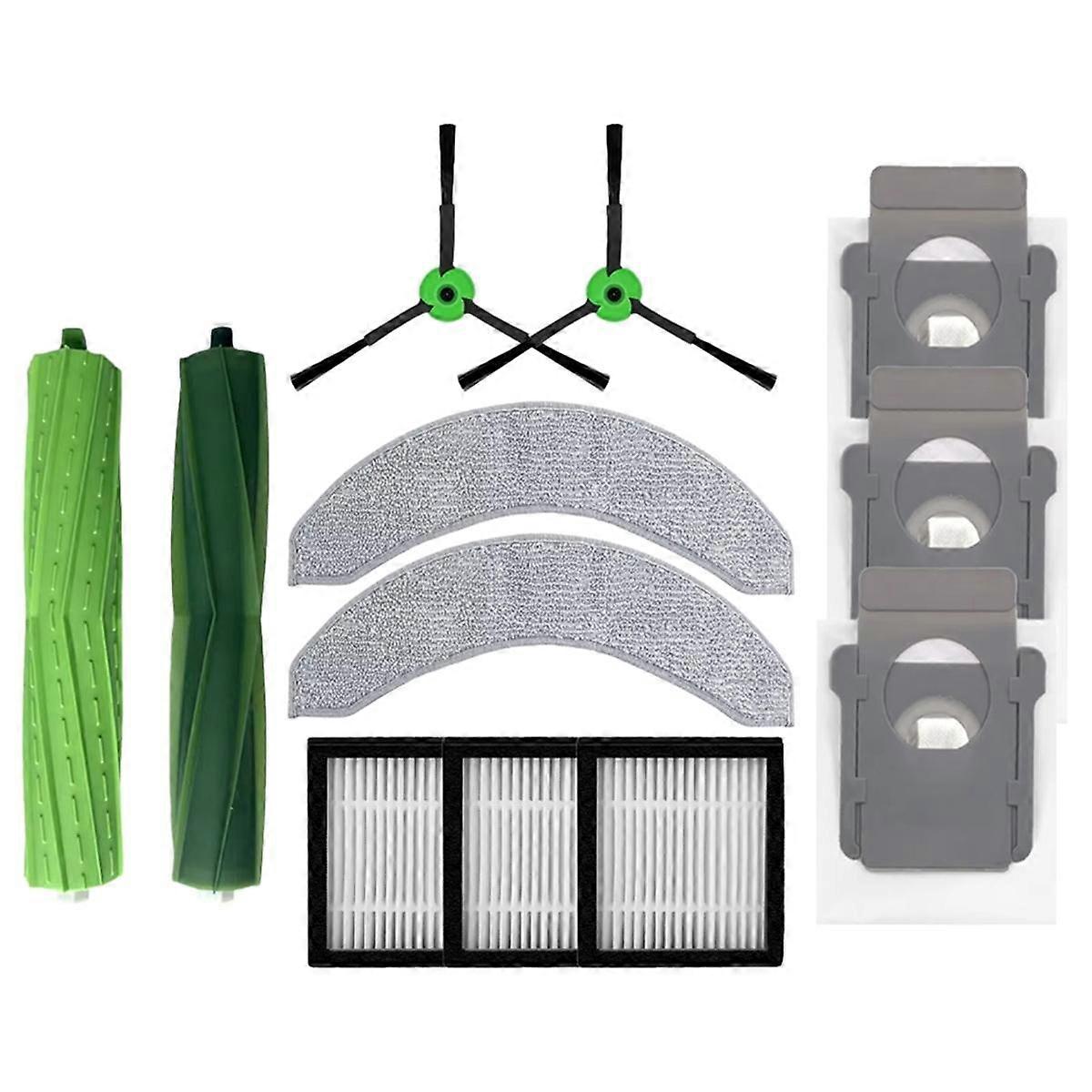 For Combo 10 Max Robot Vacuum Accessories Hepa Filter Mop Rag Dust Bag Replacement Parts