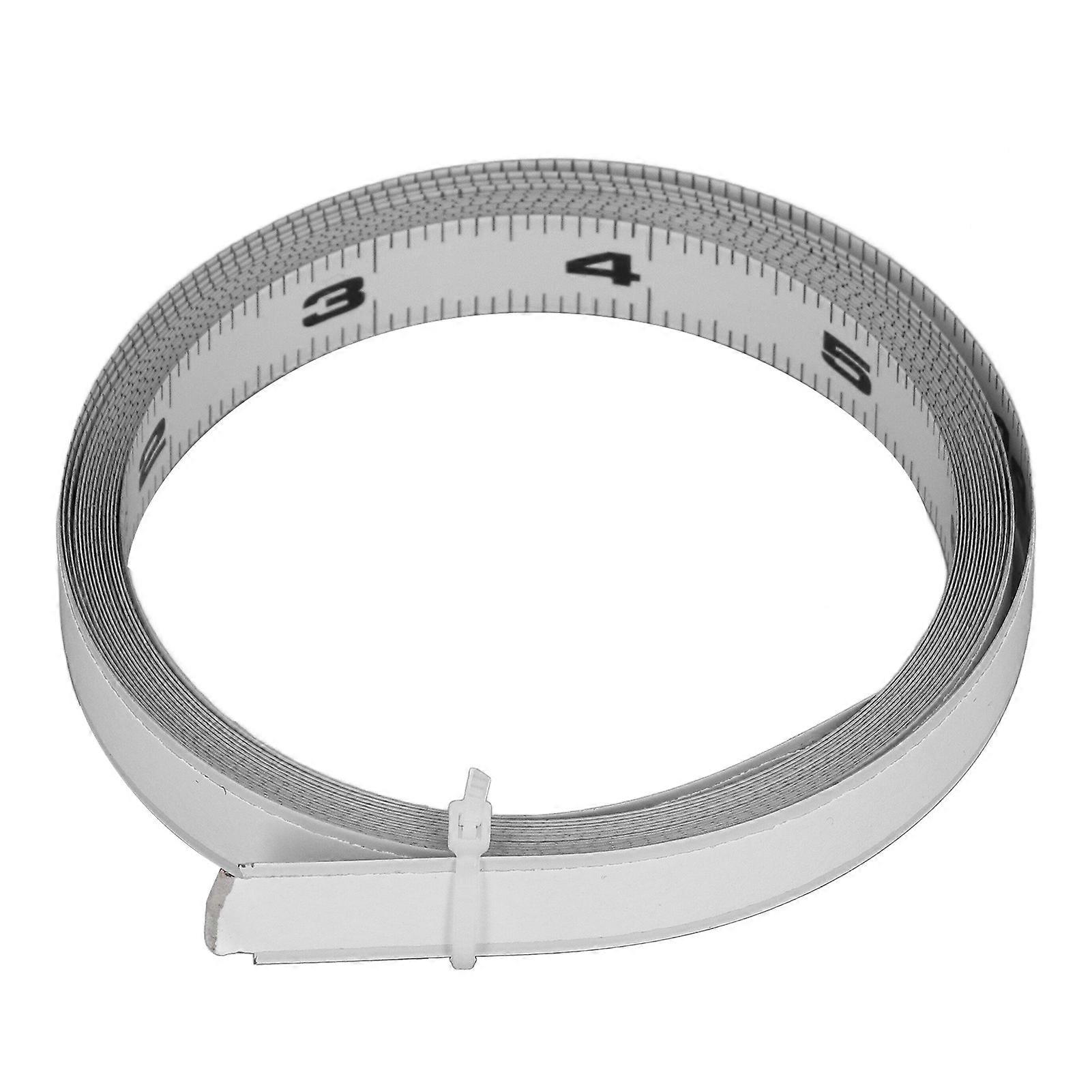 Self Adhesive Tape Measure Double Scales Carbon Steel Measuring Tape for Table Saw Workbench 12FT 144 Inch