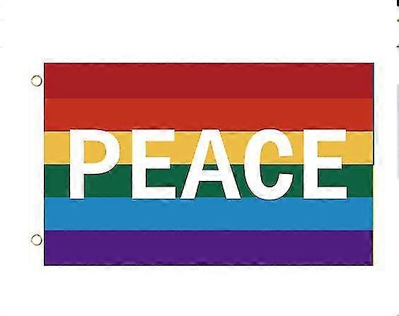 Fredsflagg, fredsdue Verdensfred Tegn Symbol Flagg For Patio Plen Hjem Utendørs Dcor-C