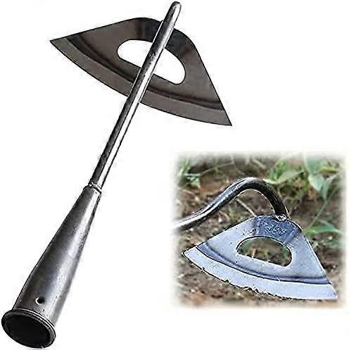 Garden Hoe - All-Steel Hardened Hollow Hoe For Weeding Long Handle, Garden Weeding Tools, Easy Weeding And Soil Loosening, Hoe Garden Tool, Durable An