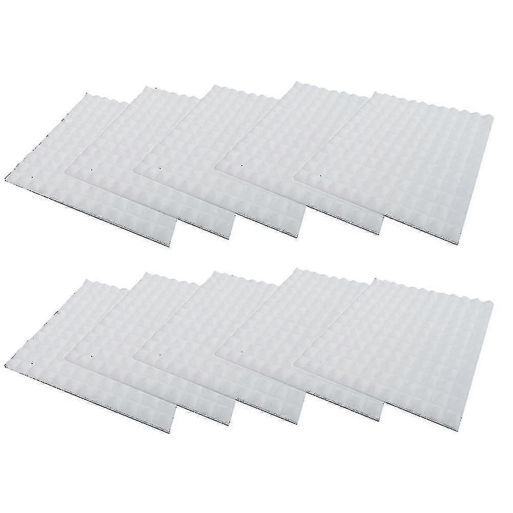 10pcs Soundproof Foam Studio Acoustic Foam Sound Absorption Treatment Panel
