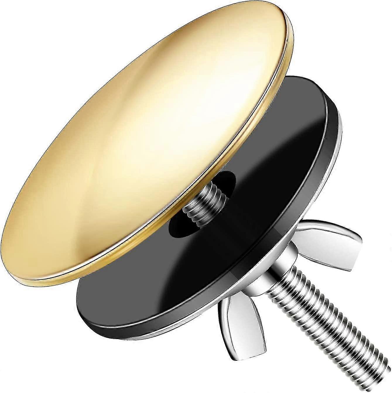 2 بوصة المطبخ بالوعة هول غطاء صنبور هول غطاء الفولاذ المقاوم للصدأ المطبخ بالوعة الحنفية هول لوحة سدادة غطاء طمس المكونات المعدنية (الذهب الفاتح)