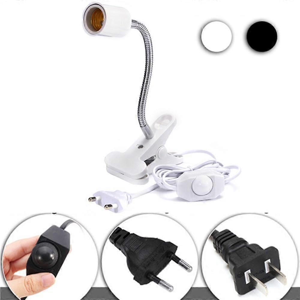 40cm E27 Flexible Pet Heat Light Bulb Adapter Lamp Holder Socket With Clip Dimmi
