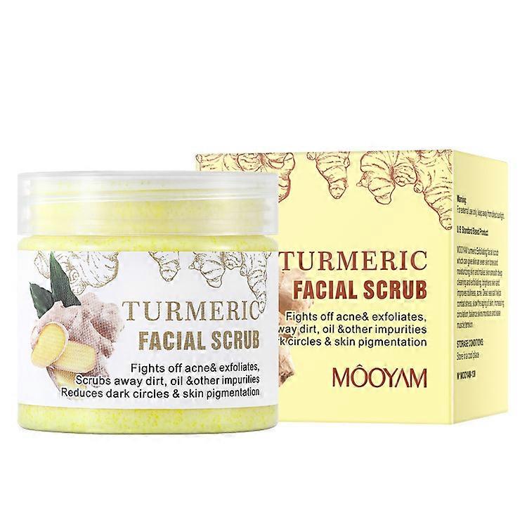 unbrand Gommage visage au curcuma exfoliant pour l’acné et les taches brunes gommage doux pour le vi