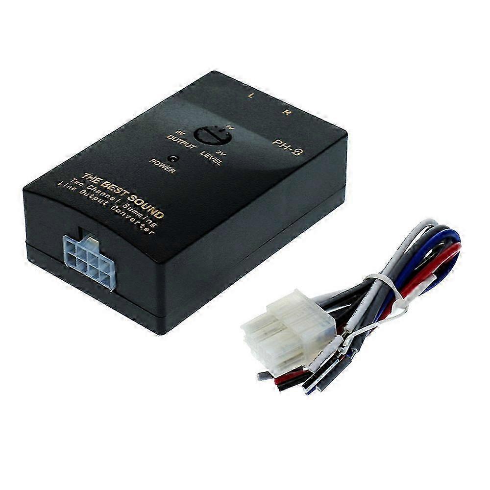 Car Audio Speaker High to Low Level Output Converter Adapter Radio Cable