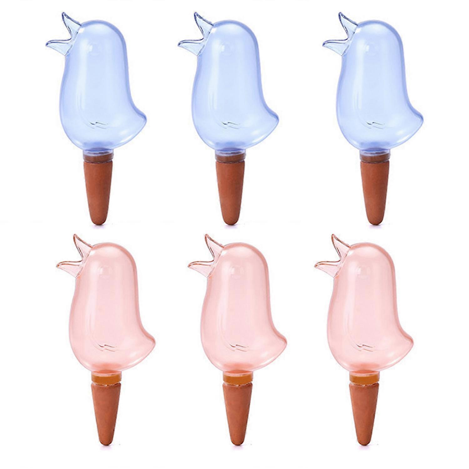 6 Pcs Self-Watering Plant Spikes Bird Shape Automatic Waterer Easy to Use Self Watering Planter