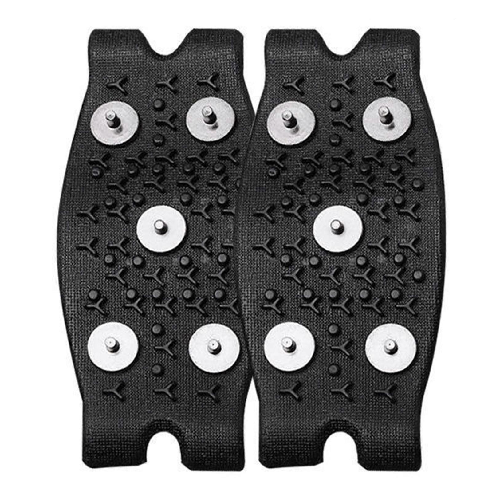 Non-Slip Shoe Spikes for Ice Road Sturdy Anti-Rust Shoe Spikes Grips for Outdoor Sports
