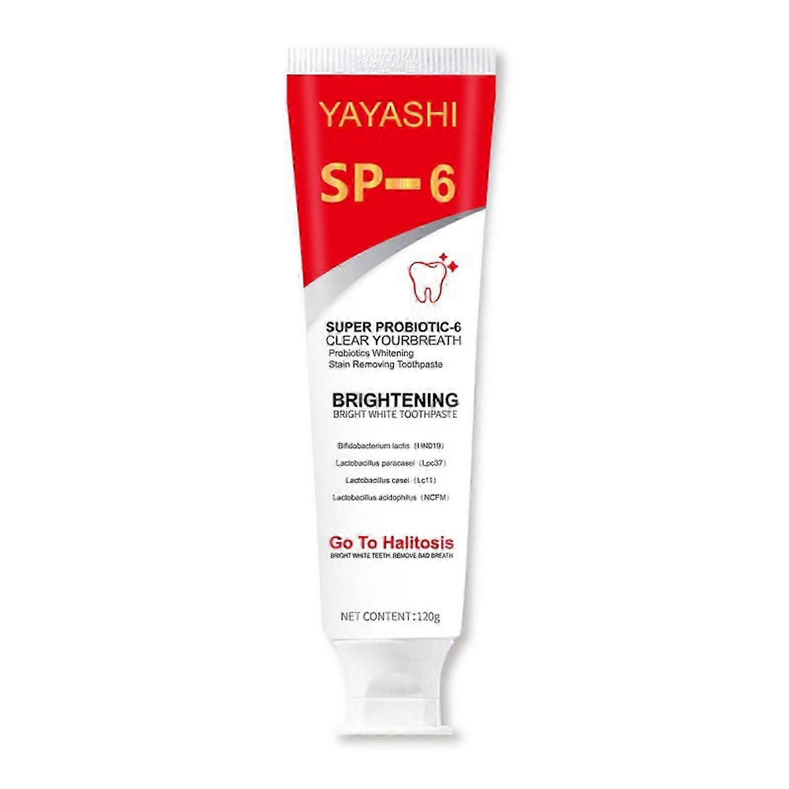 1-3pcs Sp-6 Probiotics Removing Bad Toothpaste 1pc