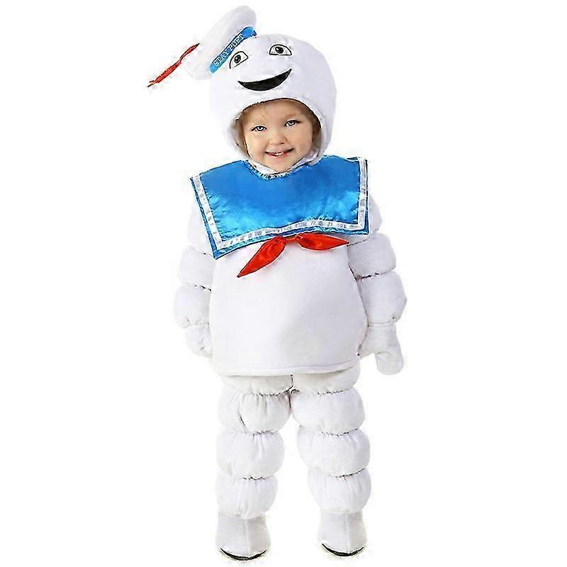Ghostbusters Marshmallow Puft ملابس أطفال تأثيري هالوين حزب من أجل لطيف أبيض 3 قطع مجموعة litt