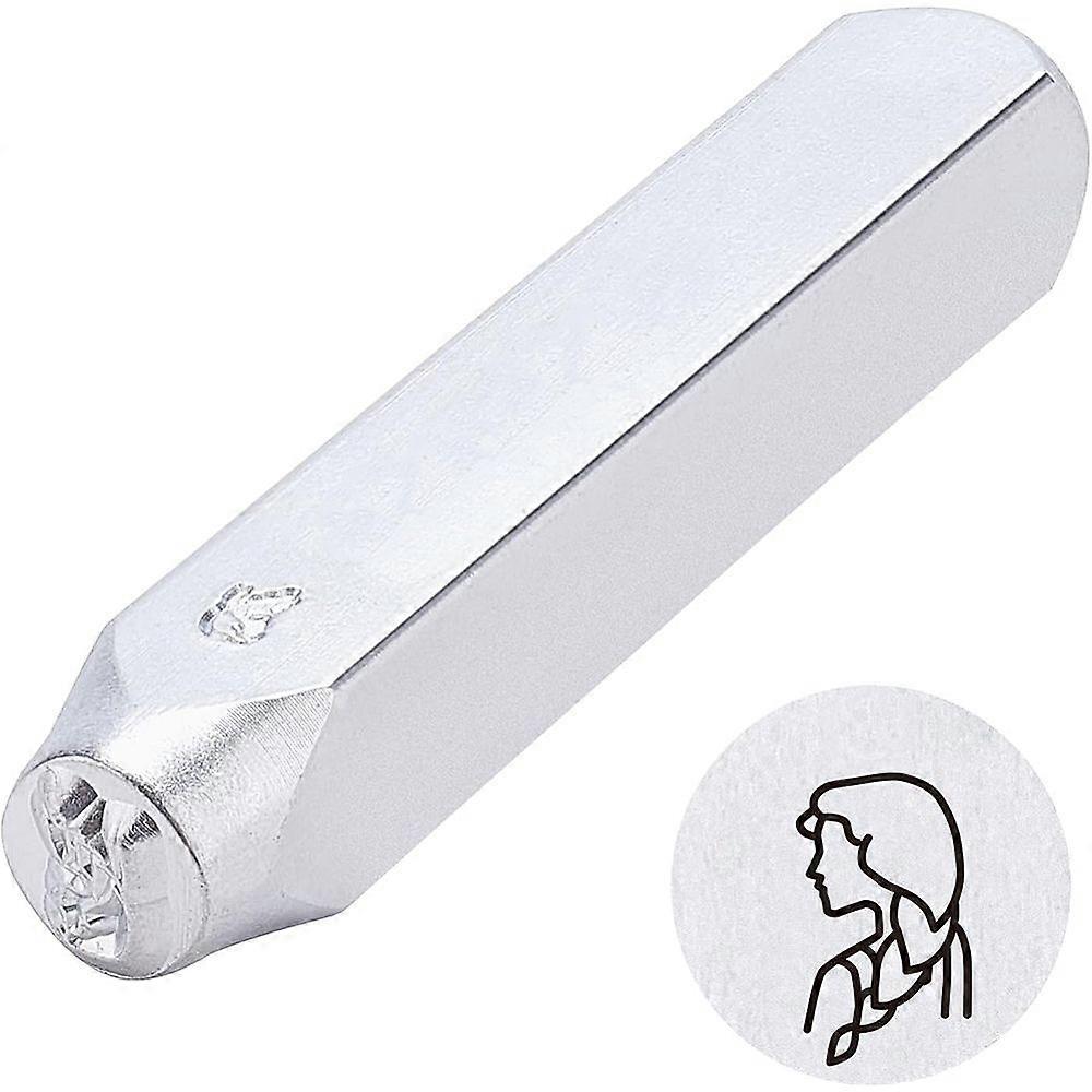 Iron Seal Stamps Stamping Tools for Leather Craft 12 Constellations Patterns Virgo 65.5x10mm