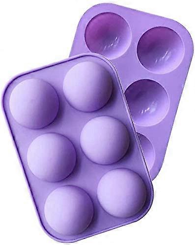 Silicone molds for hot chocolate bombs and cakes,6-Cavity