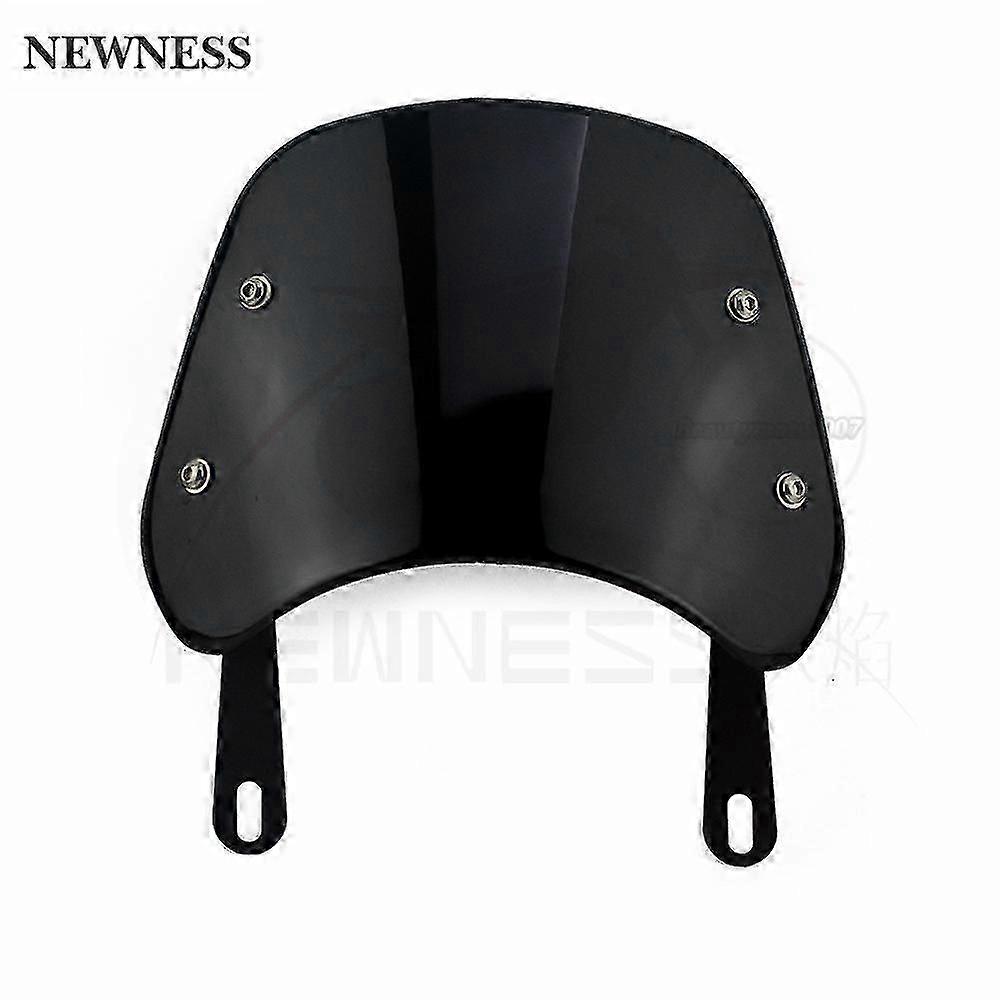 Retro Motorcycle 5"-7" Headlight Windshield Wind Deflector Windscreen Universal For Harley Honda Yamaha Instrument Visor