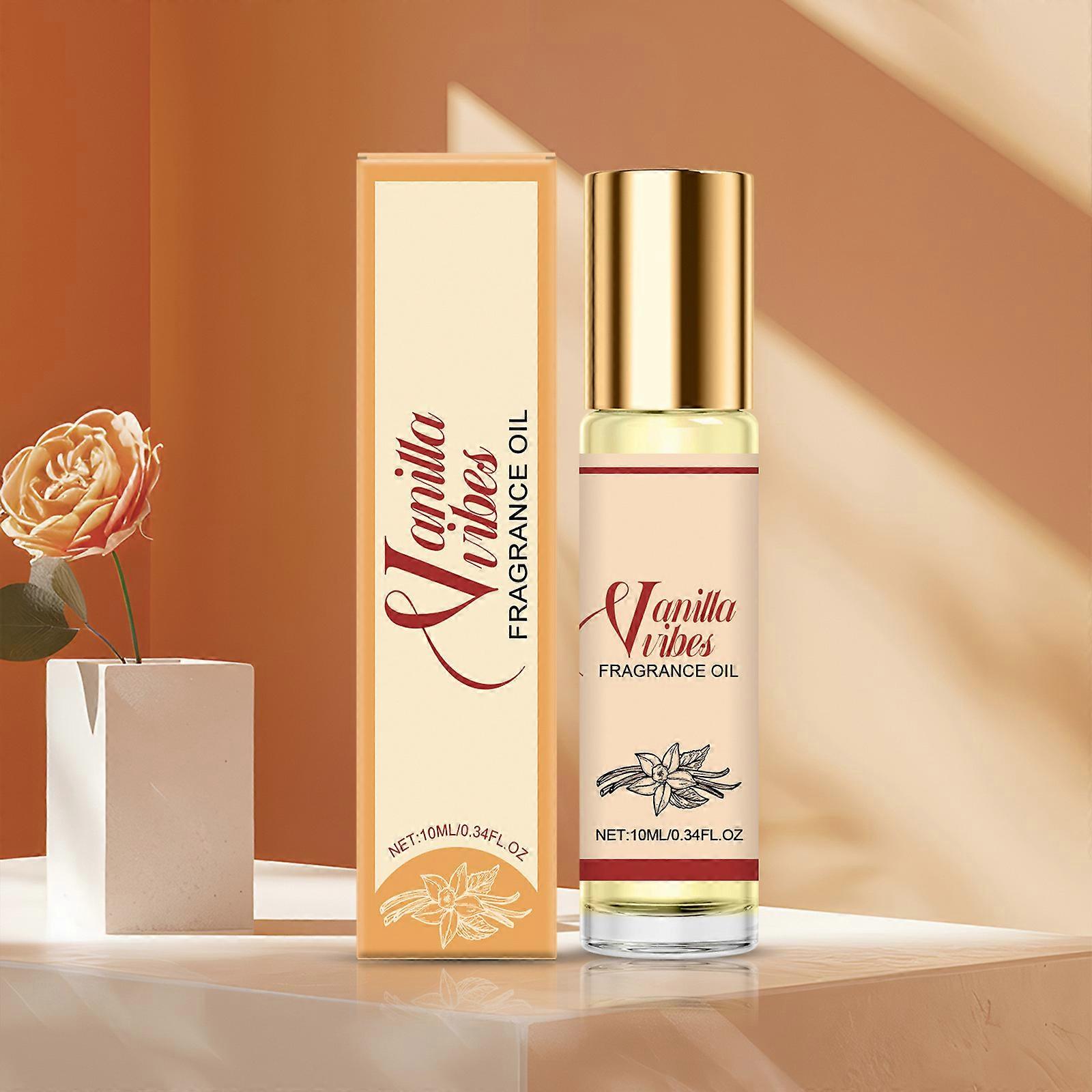バニラフレグランスオイルロール-香水ローラーボール香水男性女性のための長持ちするギフト10ml