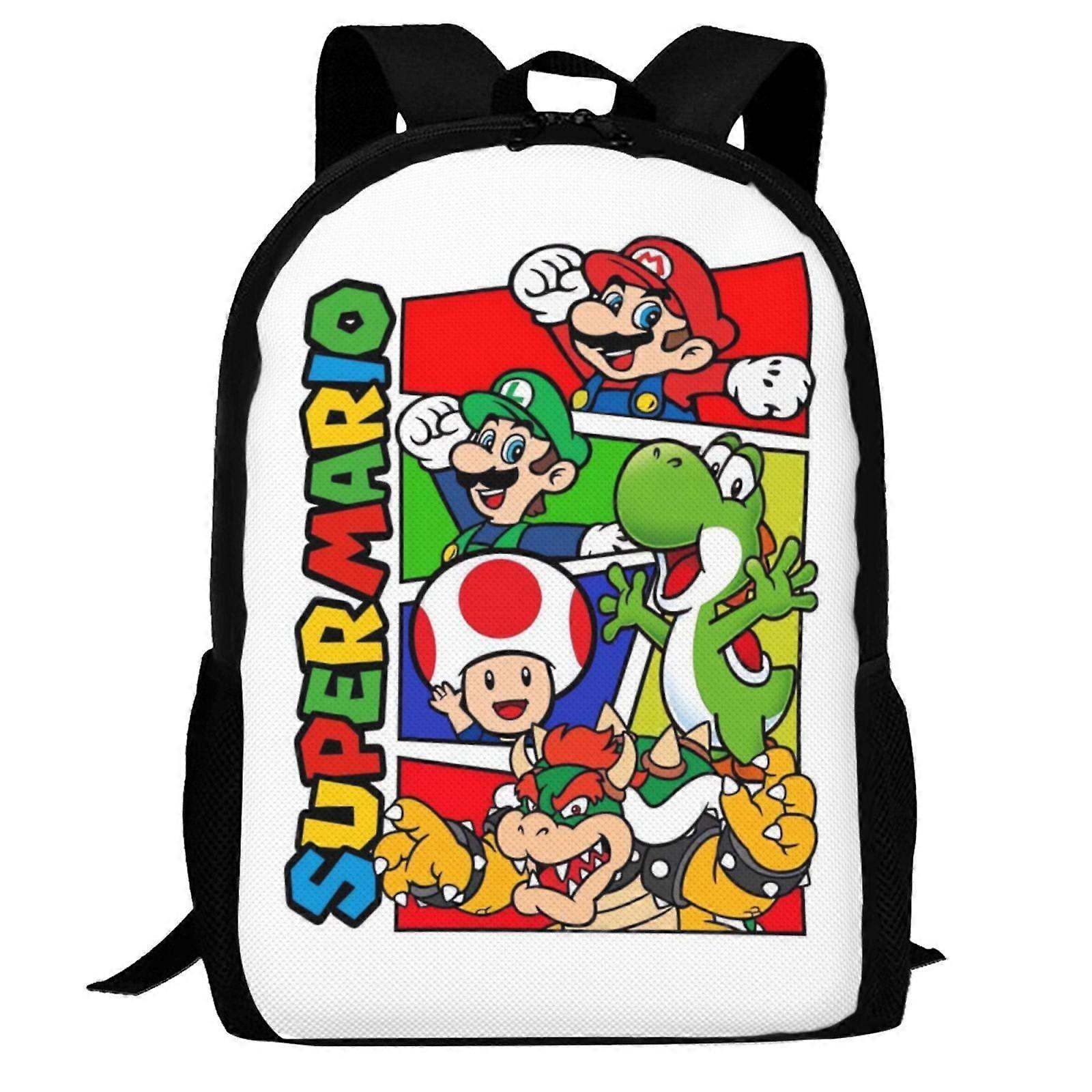 Backpack YL1425 Super Mario Backpack,3d Print Laptop Backpack Lightweight Casual Daypack Bookbag Multi-Function Travel Backpack1425