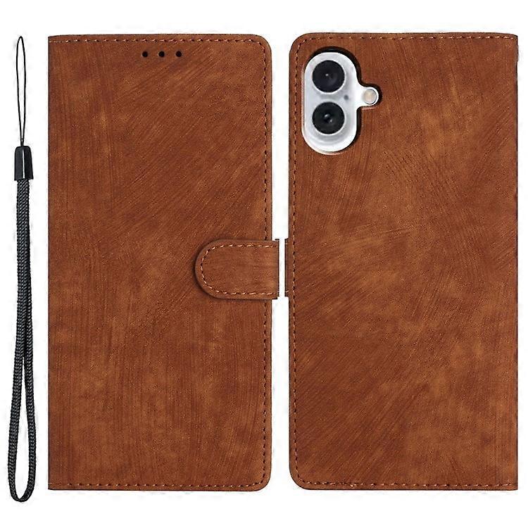 Compatible For iPhone 16 Plus Case Skin-Touch Texture Leather Wallet Phone Cover