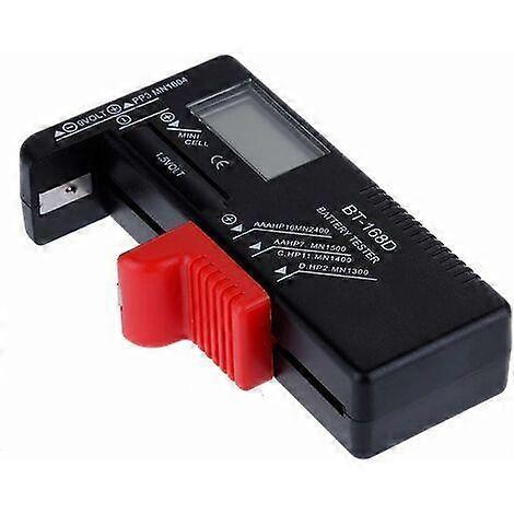 BT-168D Digital Voltage Tester Universal Battery Digital Battery Display for AAA, AA, C, D, 1.5V, Charger, Button Cell