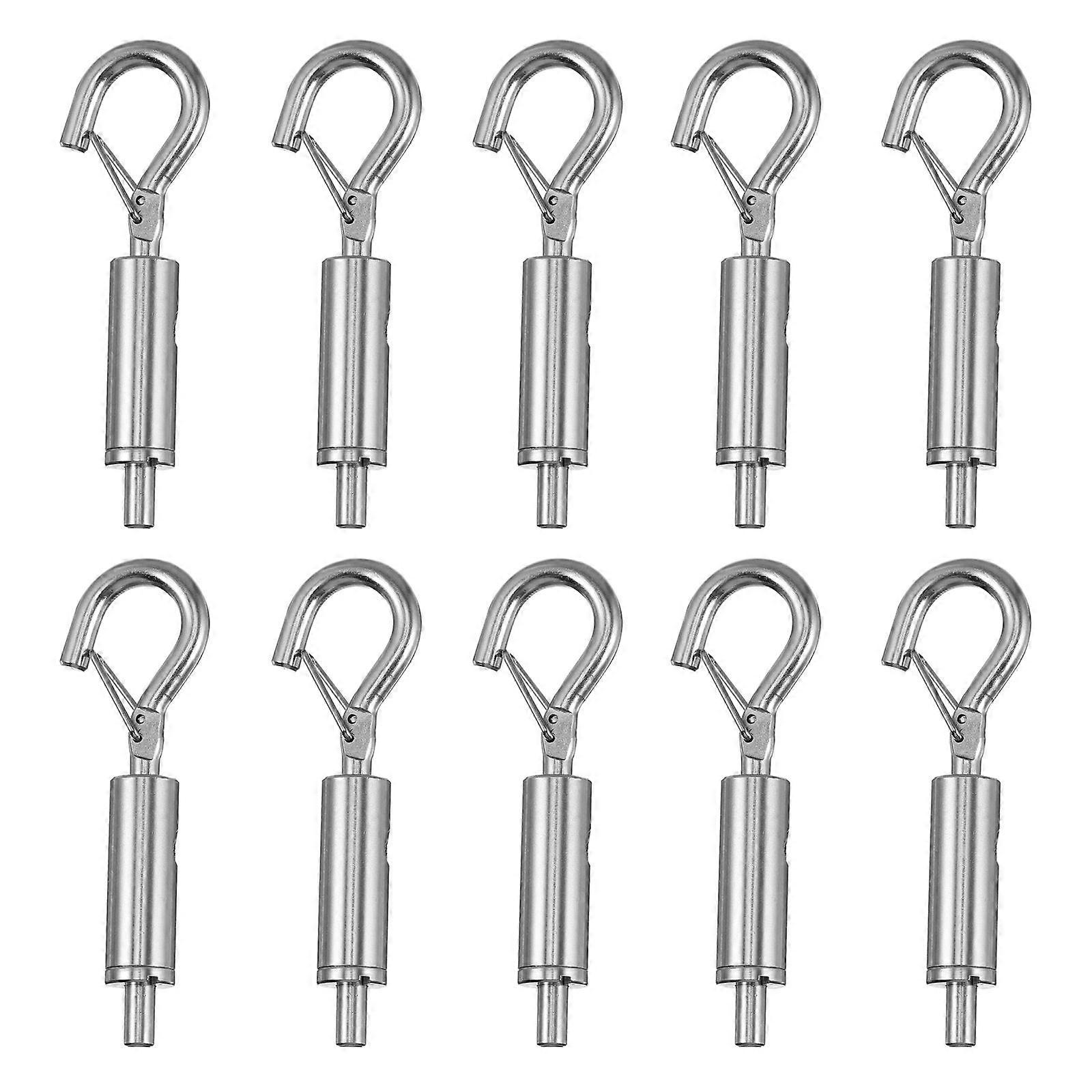 10pcs durable Cable Guide Hooks Cable Spring Clasps Cable Spring Buckles