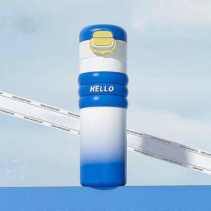 17oz Insulated Water Bottle,316 Stainless Steel Water Bottles,Double-Wall Thermos Water Bottle-Blue