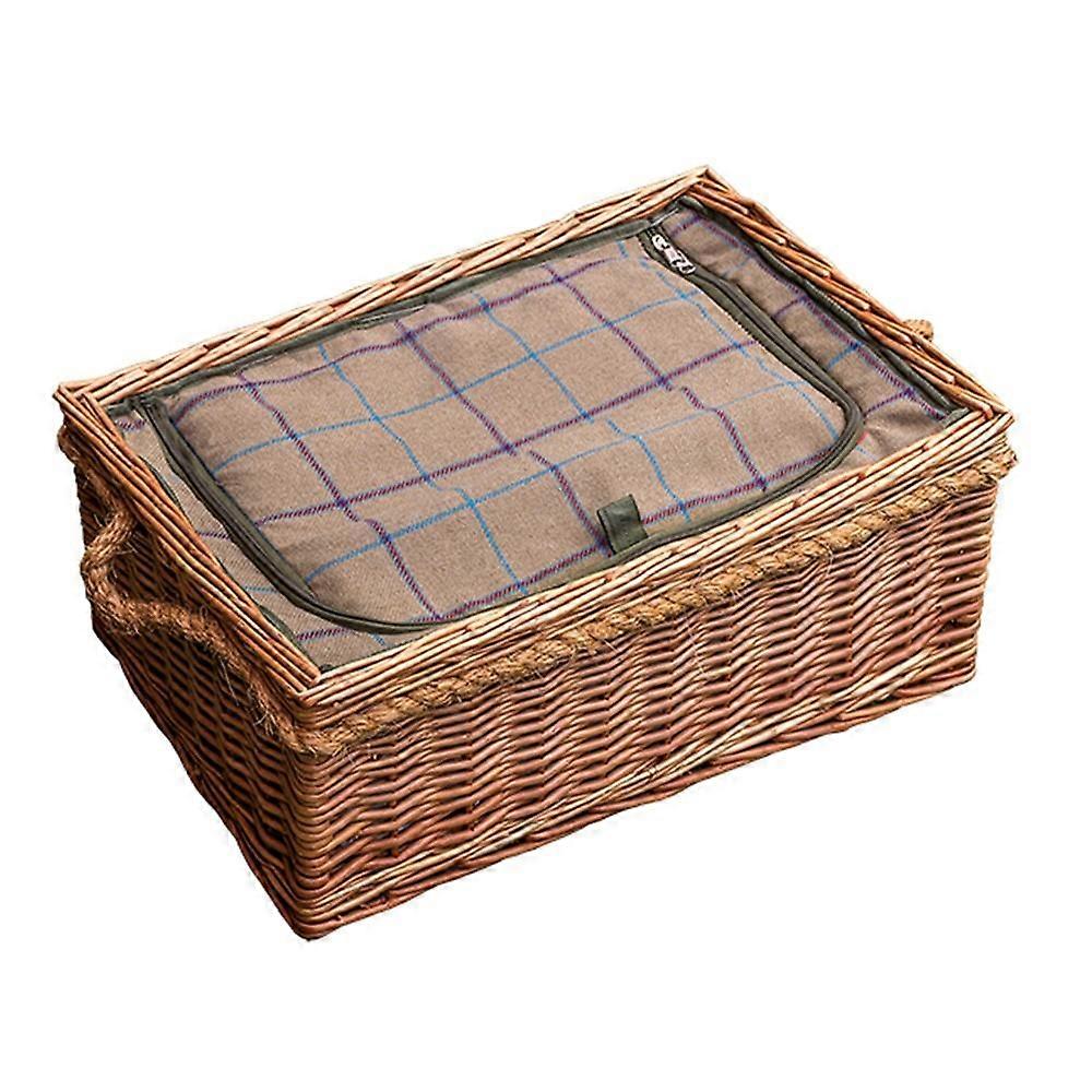 Cheltenham Wicker Picnic Basket With Fitted Cooler