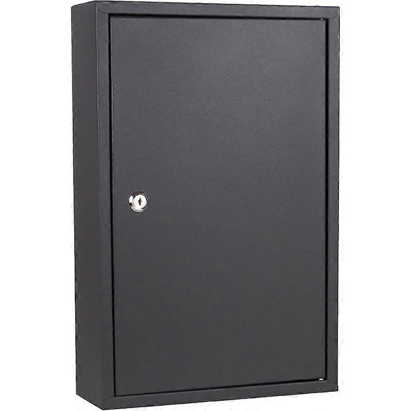 キーボックスウォールマウント48ポジションキータグキーセーフセキュリティストレージロックボックスホルダー、バレット、ホテル、車、家のキー用