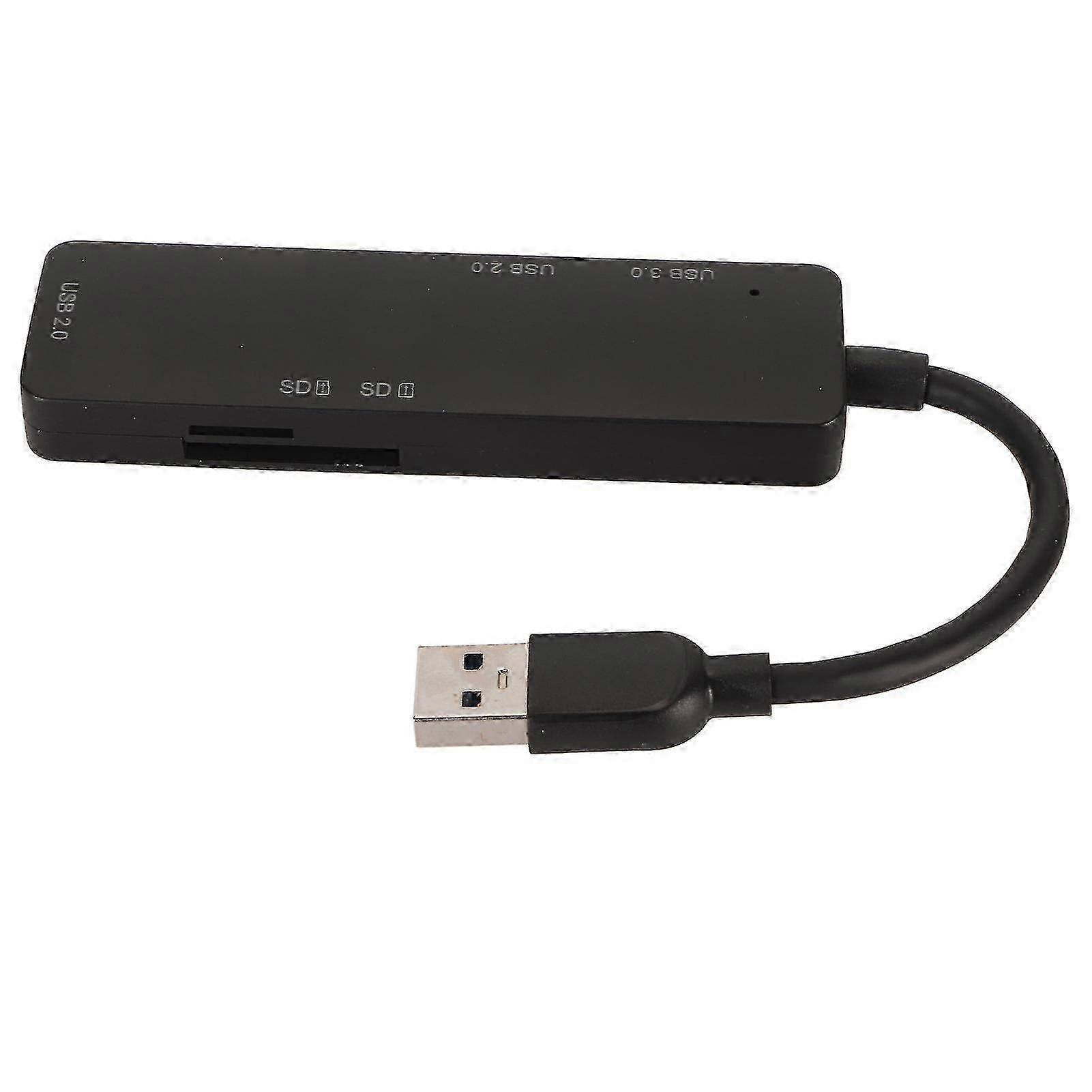 USB3.0 Docking Station Compact Portable Hub with Card Slot for Data Transfer and Storage