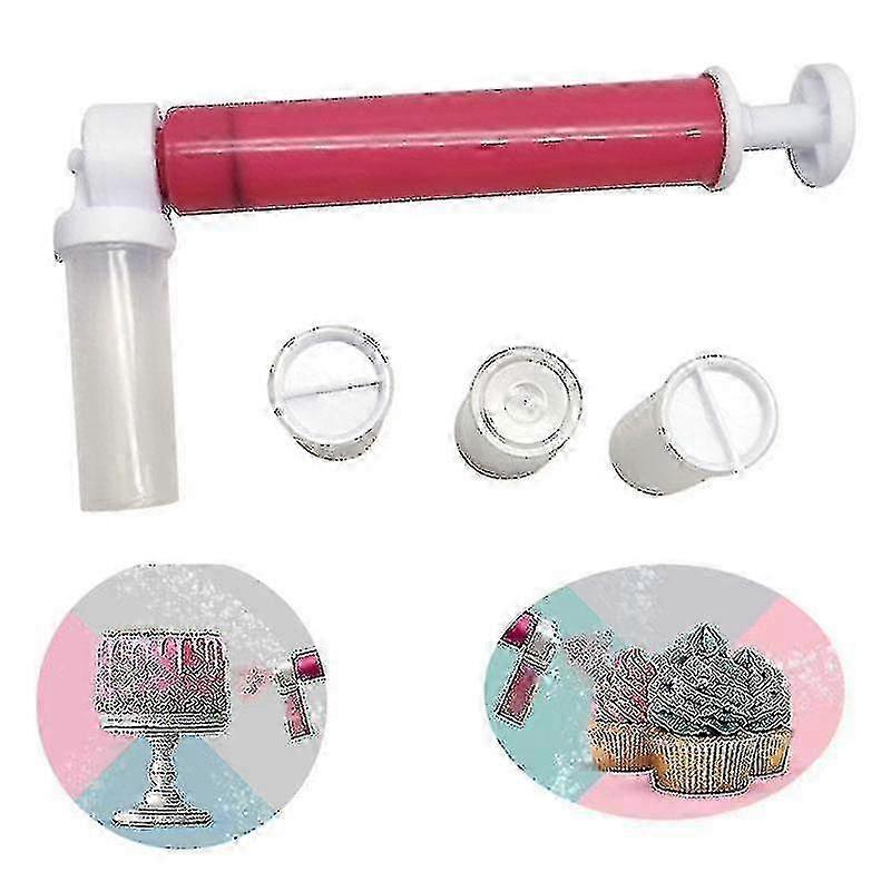 Manual Airbrush Kit for Cakes, Cupcakes, Desserts - Home Baking Tool
