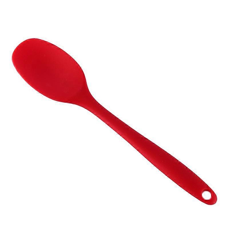 Small One-Piece All-Inclusive Silicone Soup Spoon Non-Stick Pot and Spatula Kitchen Cooking Utensils