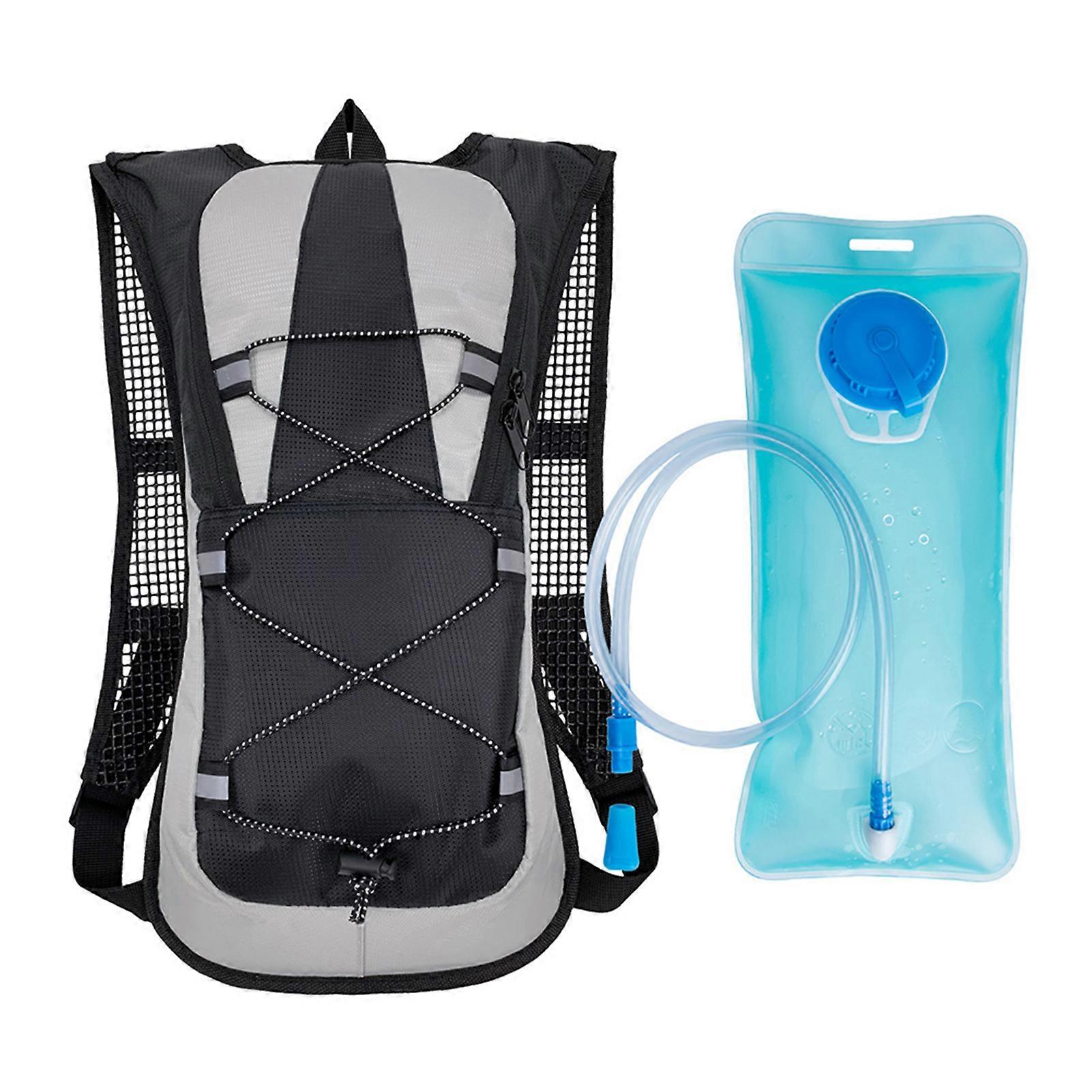 Multi-Layer Waterproof Riding Backpack Portable Large Capacity Thin Backpack for Running Fitness