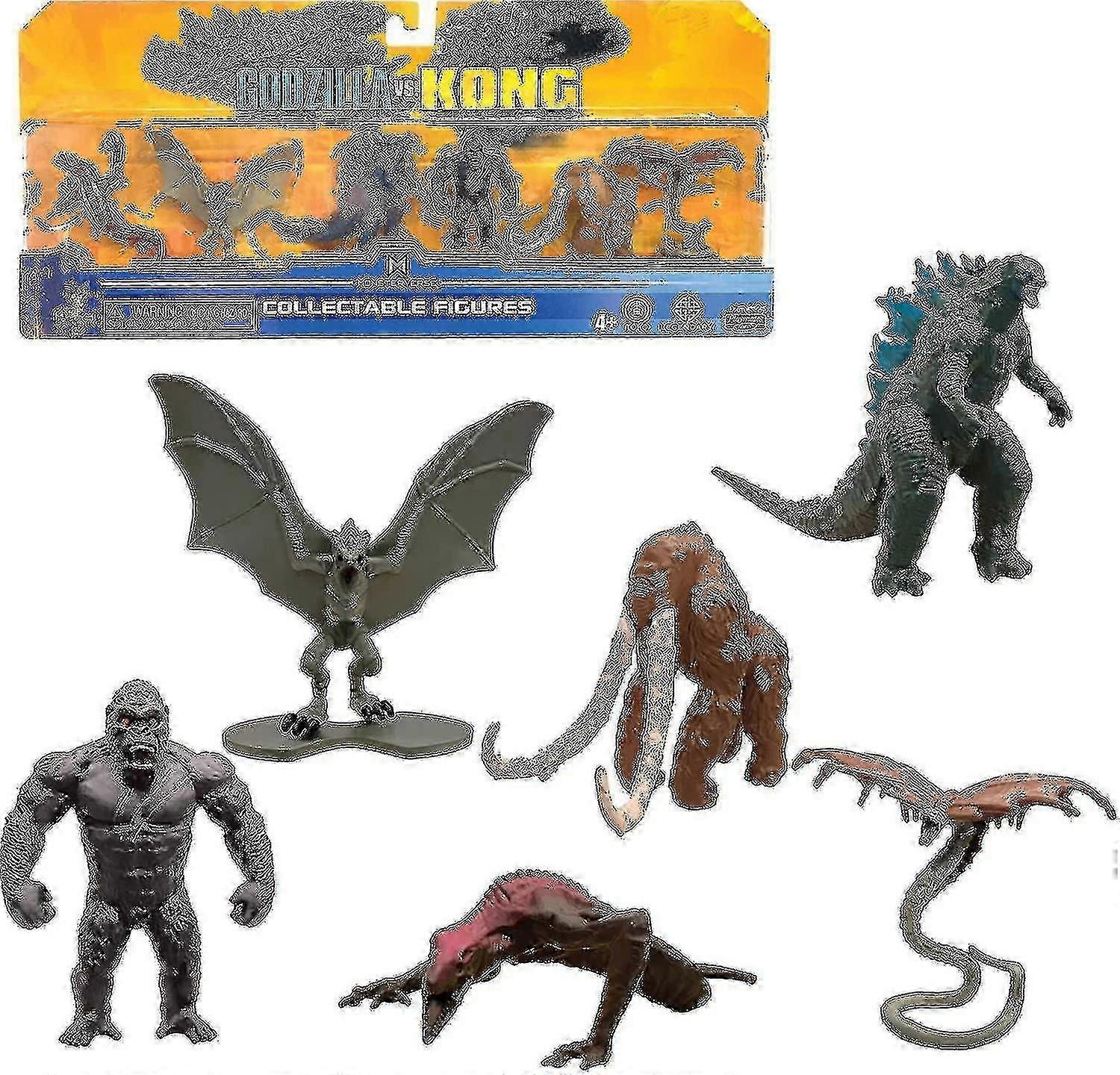 Vs Kong 2"" Mini 6 Pack