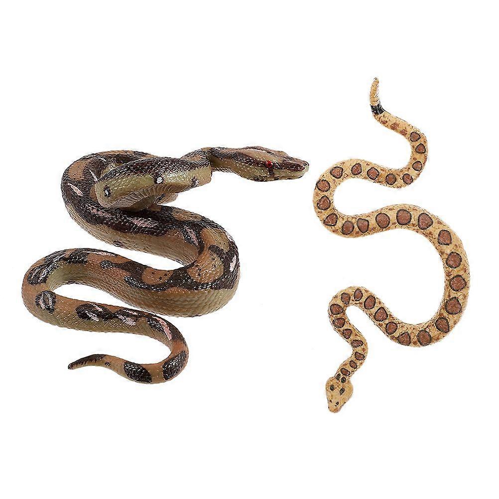2 stk Fake Snake Simulation Snake Model Prank Prop Realistisk Animal Model