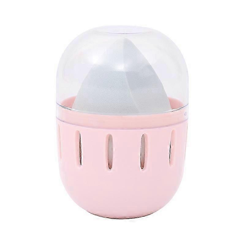 Makeup sponge holder storage box with transparent cover,dust-proof (not include the beauty egg)