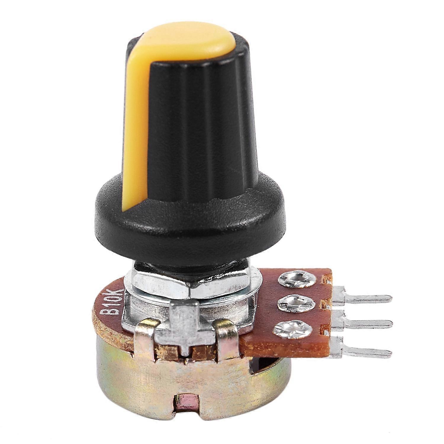 5* 10K OHM 3 Terminal Linear Taper Rotary Audio B Type Potentiometer