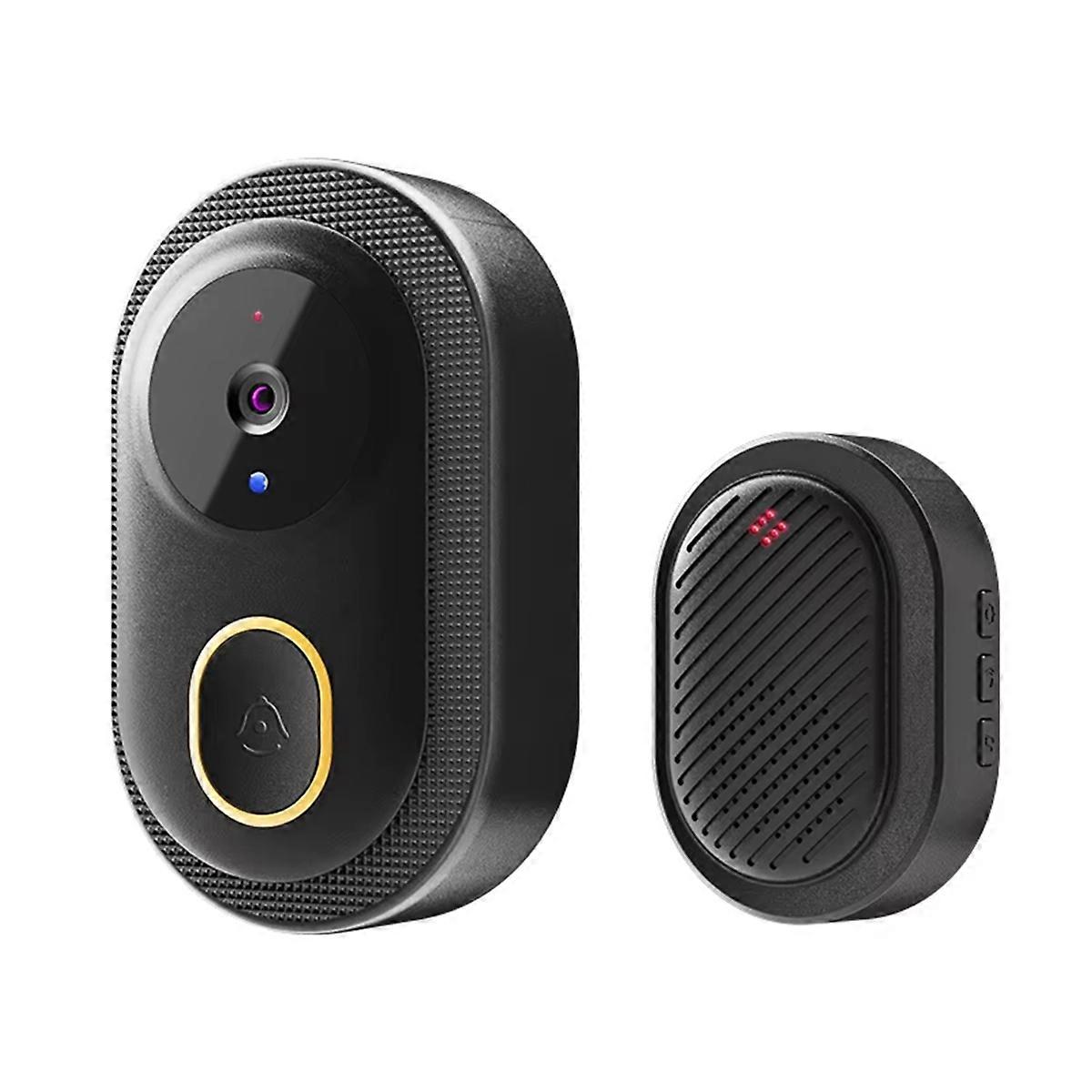 Tuya WiFi Video Doorbell WiFi Intercom Door Bell Camera Home Black