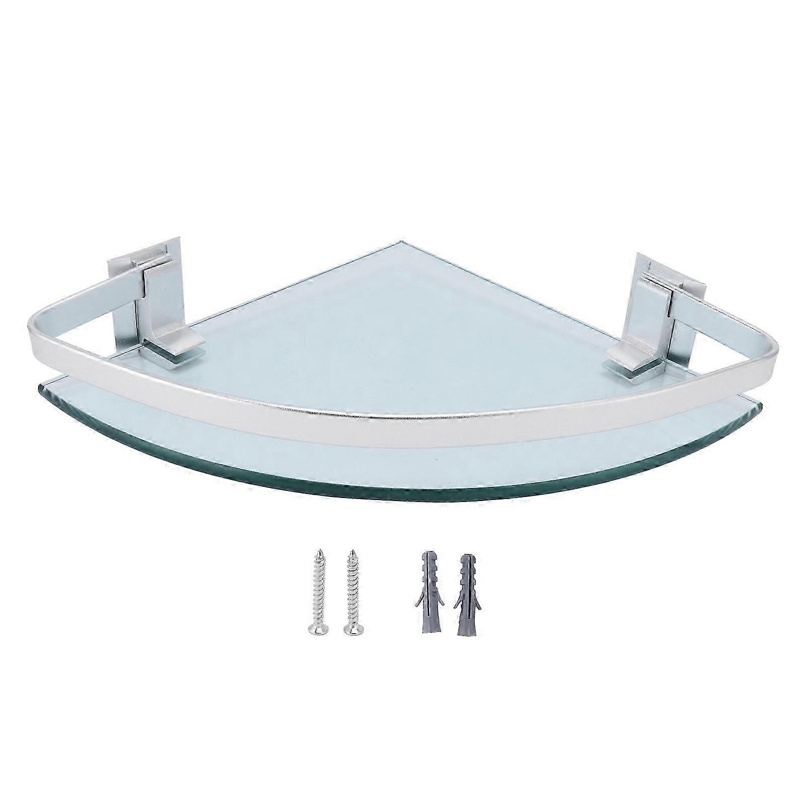 Bathroom Triangular Shelf Shower Glass Rack Holder Organizer For Bathroom Kitchen Home