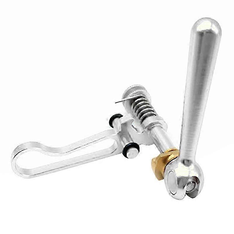 Titanium Axle Bike Seatpost Clamp for Folding Bike Bicycle Seat Post Quick Release Clamp for 3SIXTY Silver