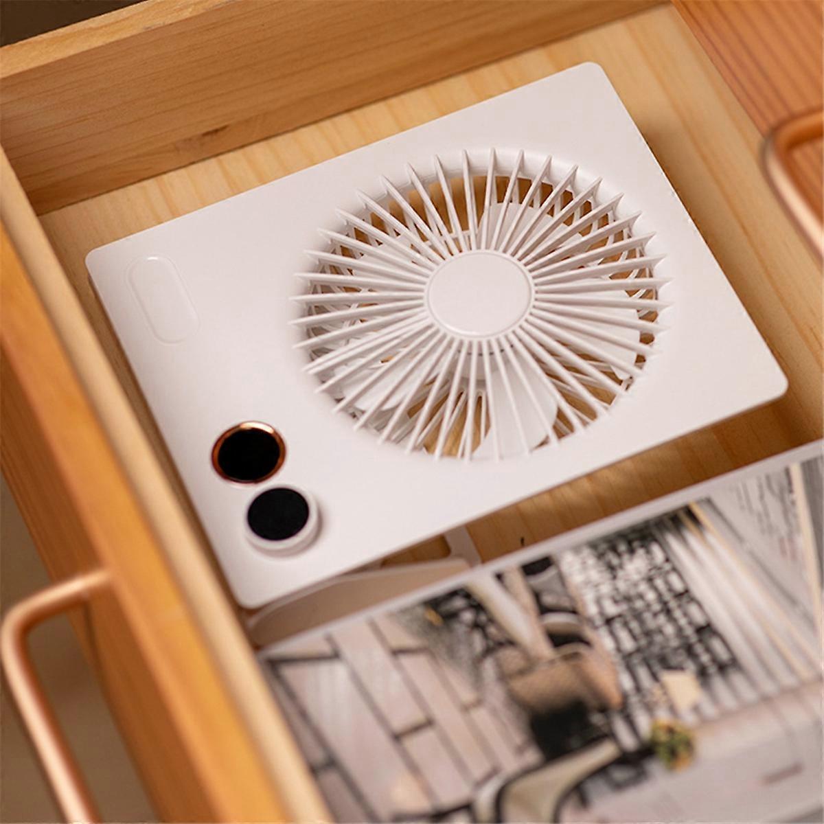 Small Desk Fan Quiet Table Fan USB Rechargeable Cooling Fan C