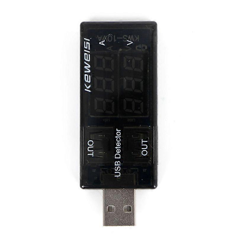 USB Current Voltage Tester USB Voltmeter Ammeter Detector Double Row Shows New